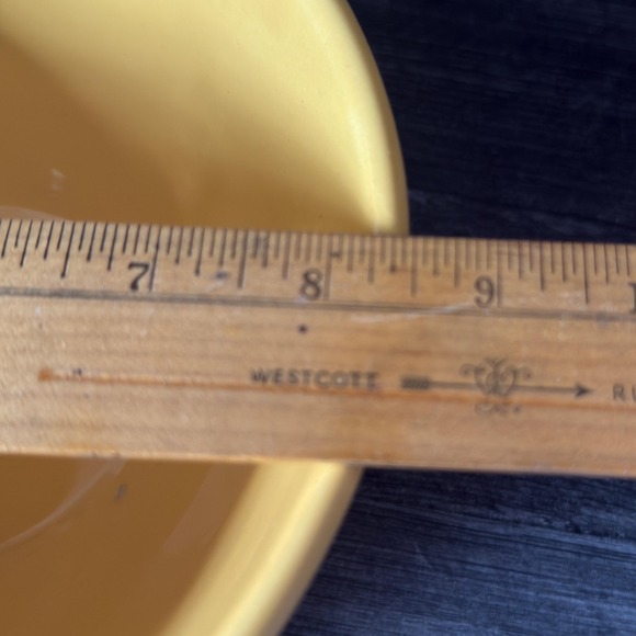 Vintage Bauer Pottery Yellow Ringware Bowl #18 | 1930s California Pottery | MCM - Picture 7 of 7